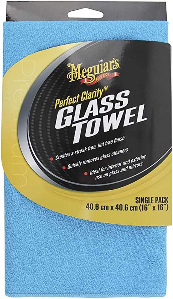 Meguiar’s Perfect Clarity Glass Towel, 40 × 40 cm