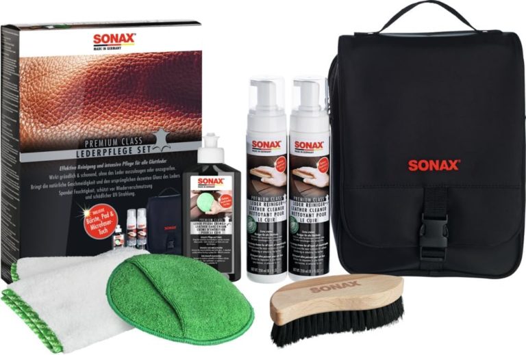 SONAX PREMIUM CLASS LederPflegeSet – 7-teilig
